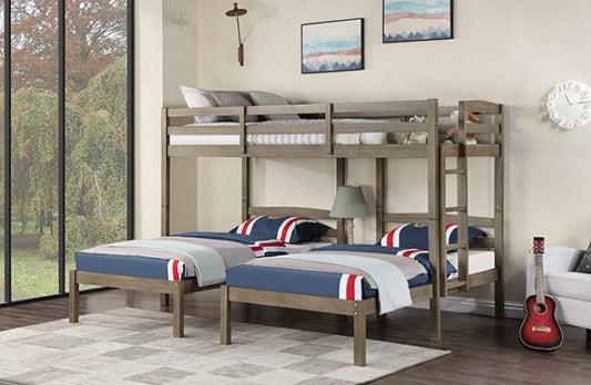 Hortense Triple Bunk Bed FOA-BK659GY