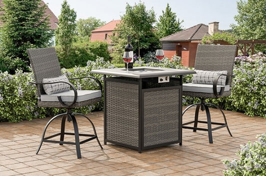 Arosa Fire Pit Counter Height Table Set GM-2024