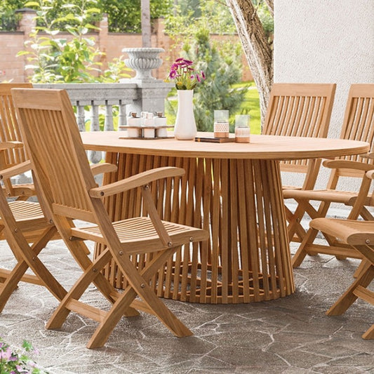 Teak Wood Outdoor Dining Set