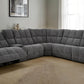 Clemens Power Sectional - 4 Chenille Colors