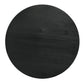 Haven 7 Pc 59" Round Ebony Black Pedestal Dining Set