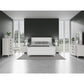 Hepburn 4 Pc Platinum Drift King Bedroom Set
