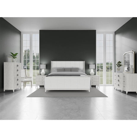 Hepburn 4 Pc Platinum Drift King Bedroom Set
