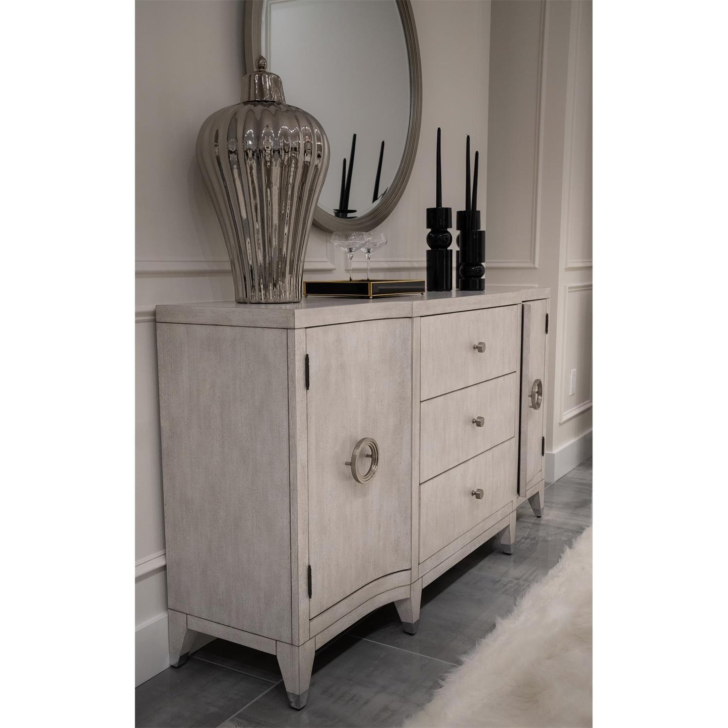 Hepburn Platinum Drift Sideboard 82555