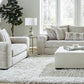 Homesource Arianna Cream Sofa & 1/2 Chair