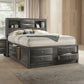 Acme Furniture Cama con almacenamiento completo 21710