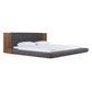Jagger Modern Dark Grey & Walnut 5 Pc Bedroom Set