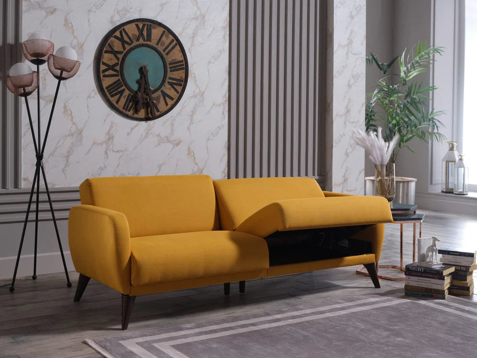 Bellona Flexy Sofa in a Box Zigana Yellow