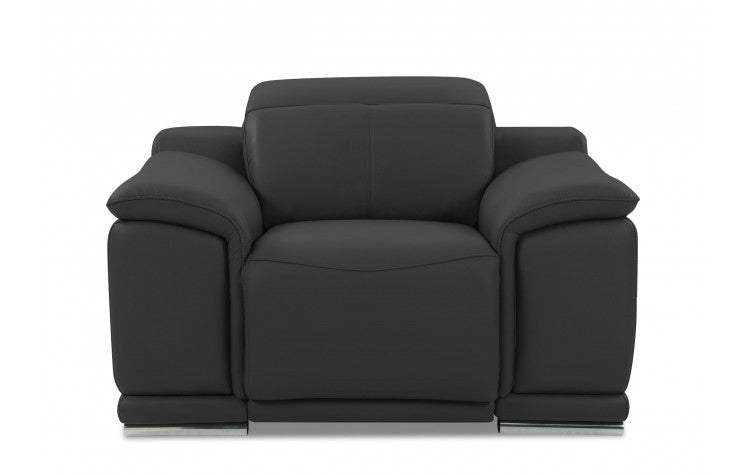 Global United 9762 Black 3 Pc Sofa Set
