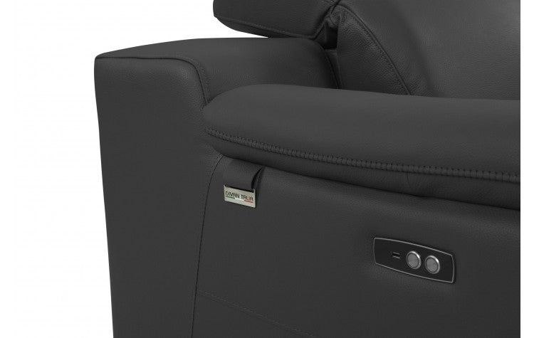 Global United 9762 Black 3 Pc Sofa Set