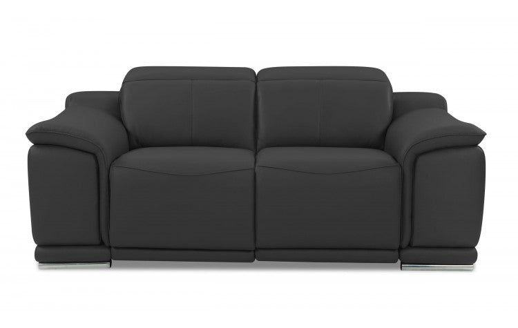 Global United 9762 Black 3 Pc Sofa Set