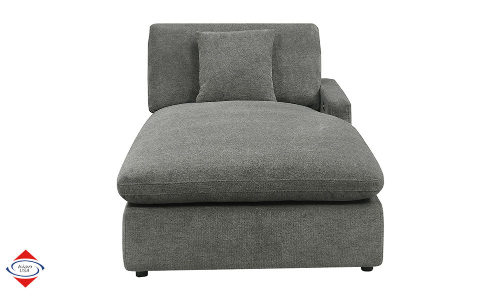 Seccional Kian USA 194 Gris Paloma Poliester