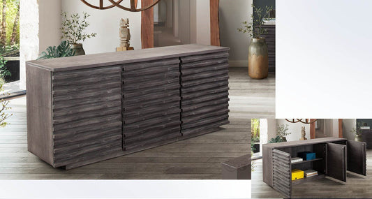 Landscape Sideboard Espresso Gray Acacia