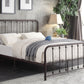 Larkspur Queen Metal Bed - Antique Bronze