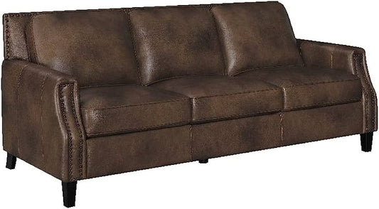 Leaton Top Grain Leather Sofa 509441