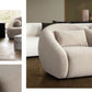 Lena Fawn Alpaca Swivel Chair