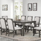 New Classic Lisbon 9 Pc Gray Dining Set
