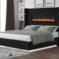 Lizelle King Upholstery Bed - Black