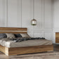 Lorenzo Italian Modern Light Oak Bedroom Set by VIG