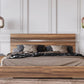 Lorenzo Italian Modern Light Oak Bedroom Set by VIG