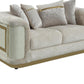 Bona Cream Upholstered Sofa & Loveseat