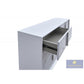Luna White King 4 Pc Bedroom Set LED Headboard