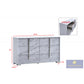 Luna White 4 Pc Bedroom Set - LED Headboard