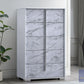 Luna White 5 Drawer Chest