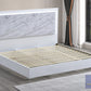 Luna White 4 Pc Bedroom Set - LED Headboard