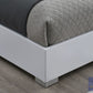 Luna White 4 Pc Bedroom Set - LED Headboard