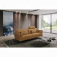Tussio Saddle Tan Leather Sofa Set