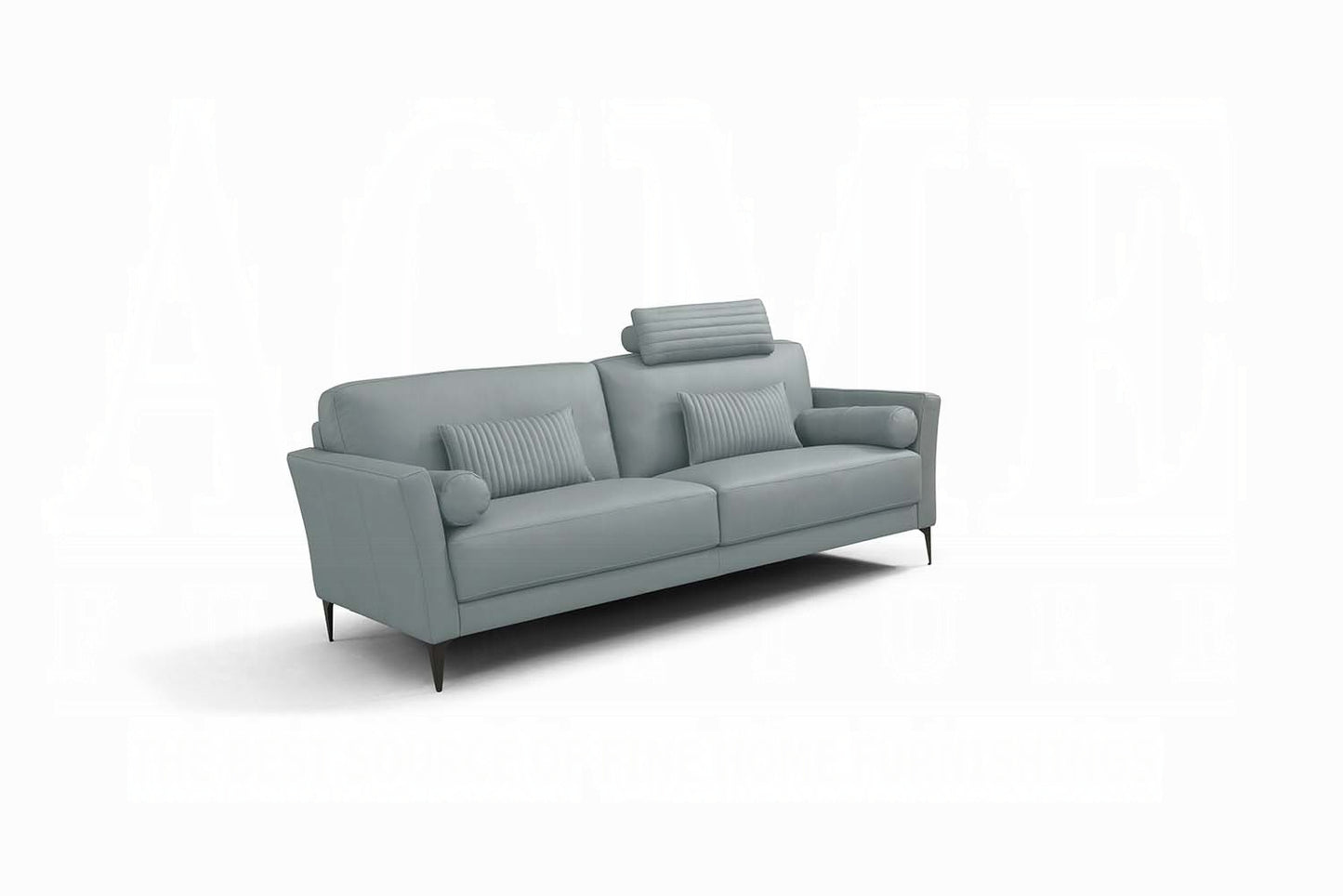 Tussio Watery Leather Italian Sofa Set