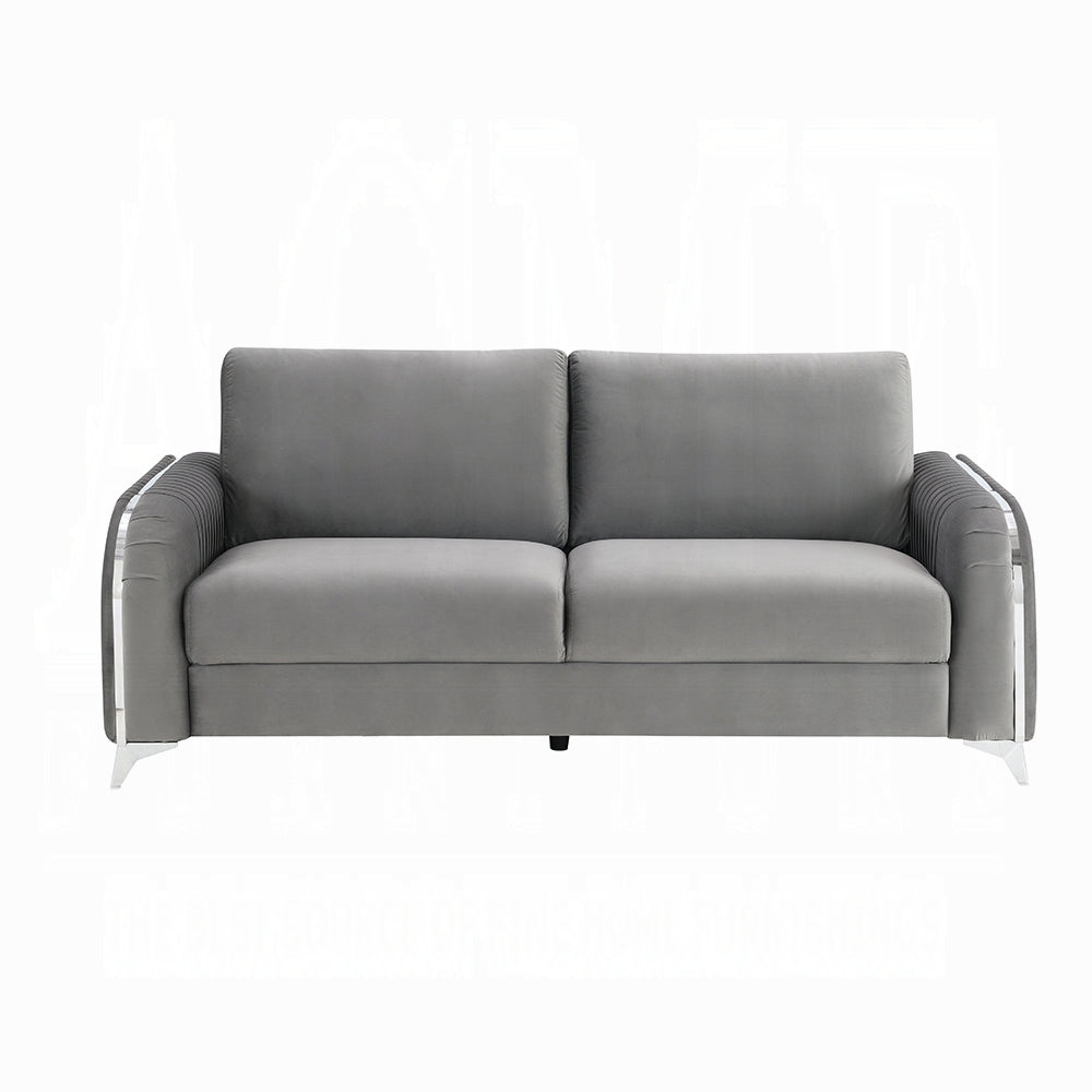 Wenona 2 Pc Velvet Sofa Collection - 2 Colors