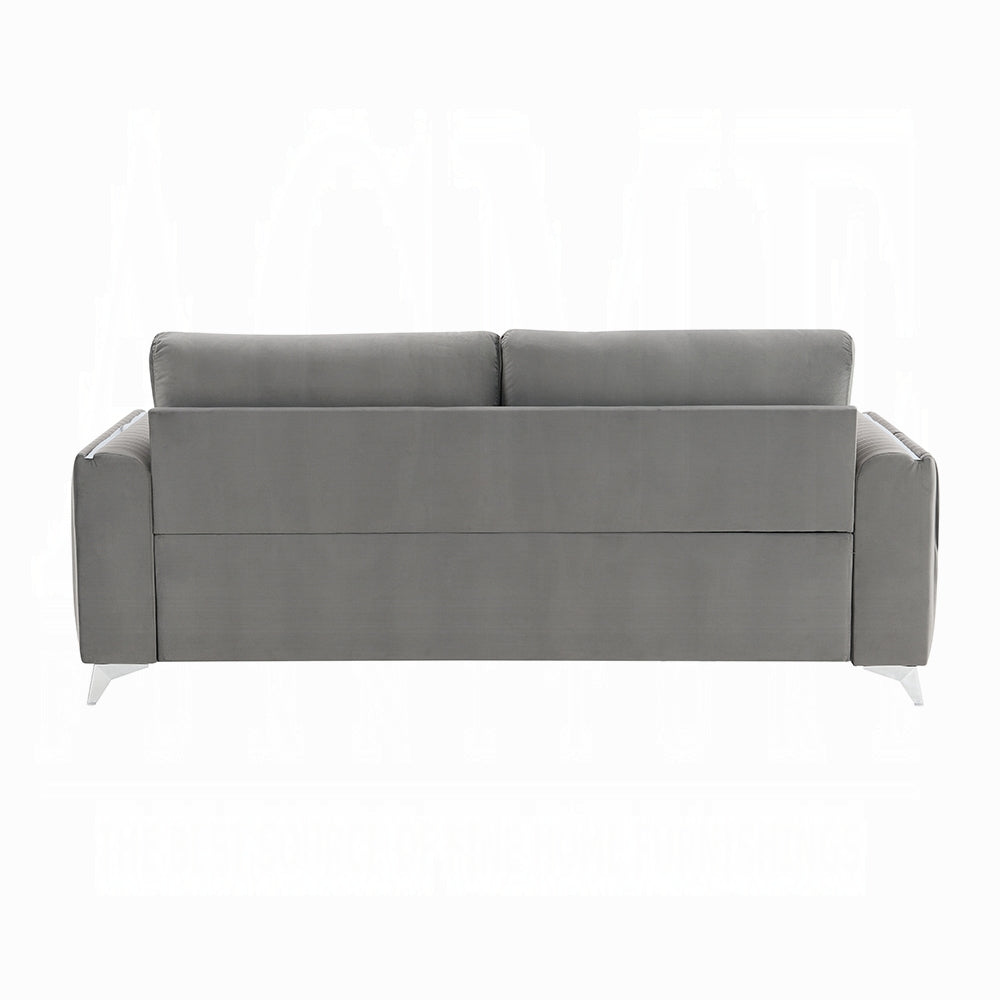Wenona 2 Pc Velvet Sofa Collection - 2 Colors