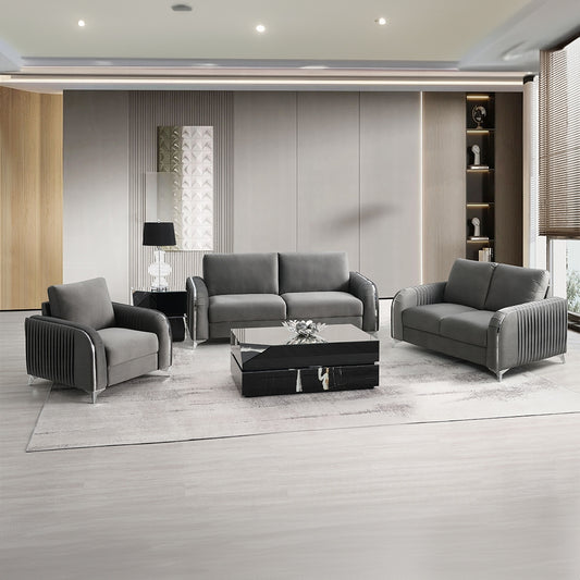 Wenona 2 Pc Velvet Sofa Collection - 2 Colors