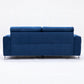Wenona 2 Pc Blue Velvet Sofa Collection