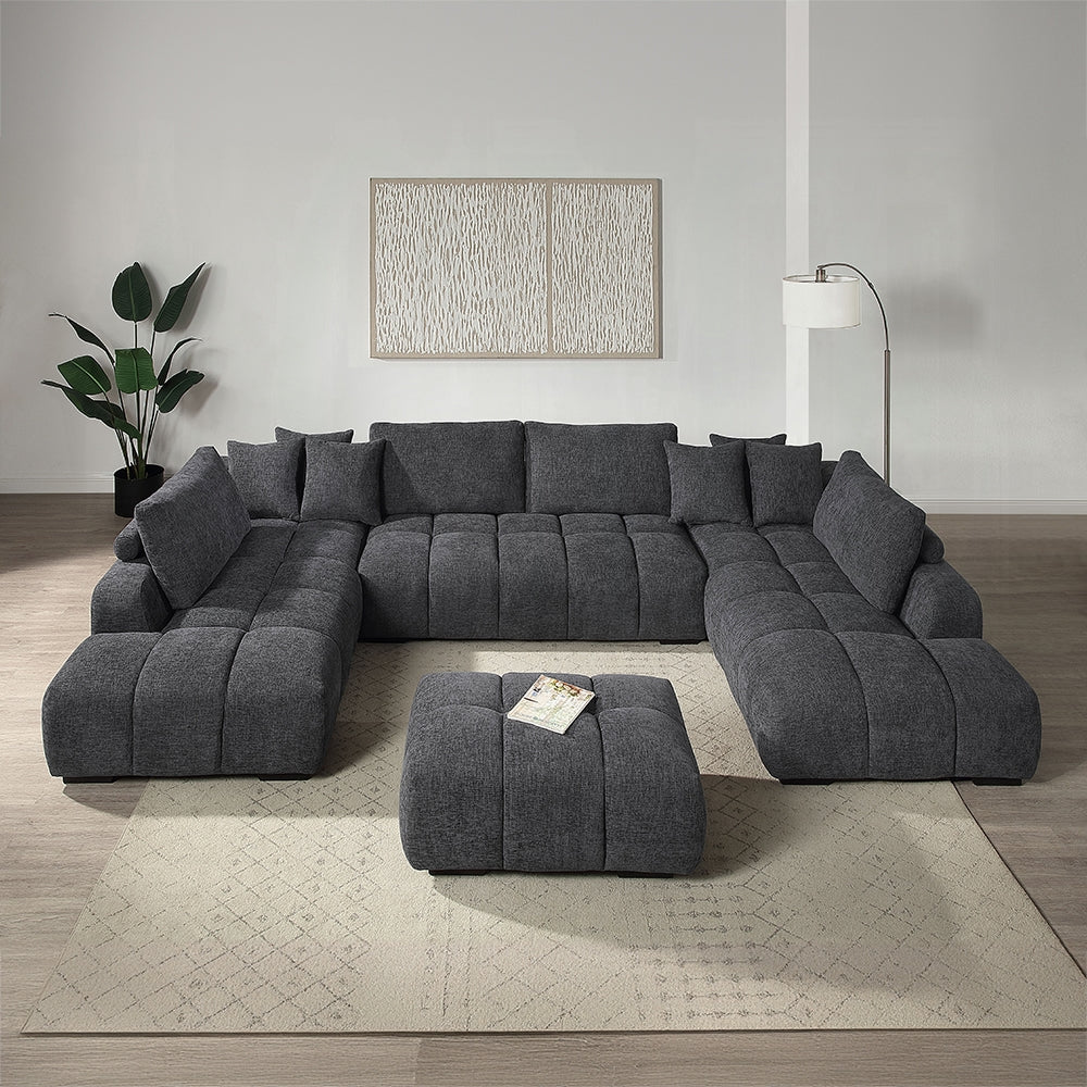 Chosen Sectional Sofa LV02840 w/6 Pillows