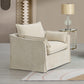Shane Beige Linen Chair LV02912