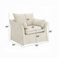 Shane Beige Linen Chair LV02912