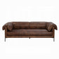 Jaron Mocha Leather Sofa LV02980