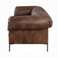 Jaron Mocha Leather Sofa LV02980