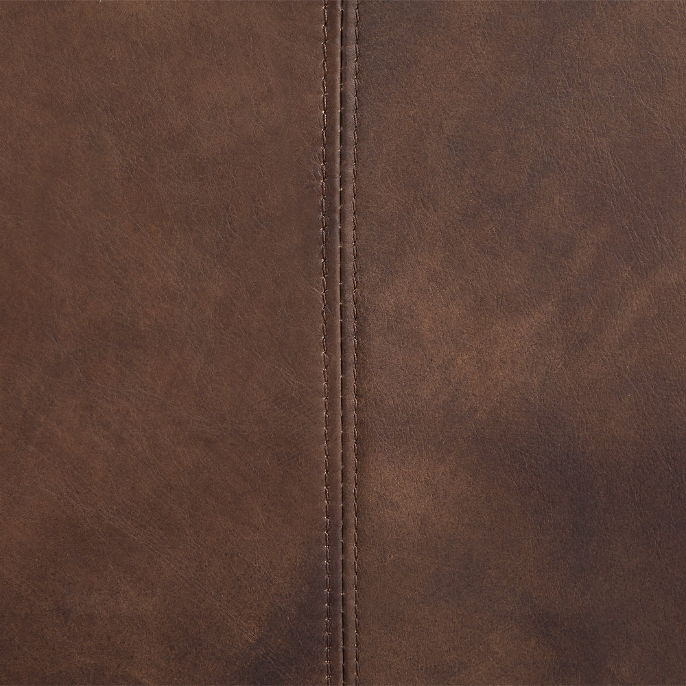 Jaron Mocha Leather Sofa LV02980