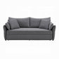 Irina Sofa Sleeper Gray Fabric LV03100
