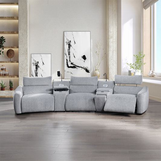 Fullar Power Motion Chenille Sectional