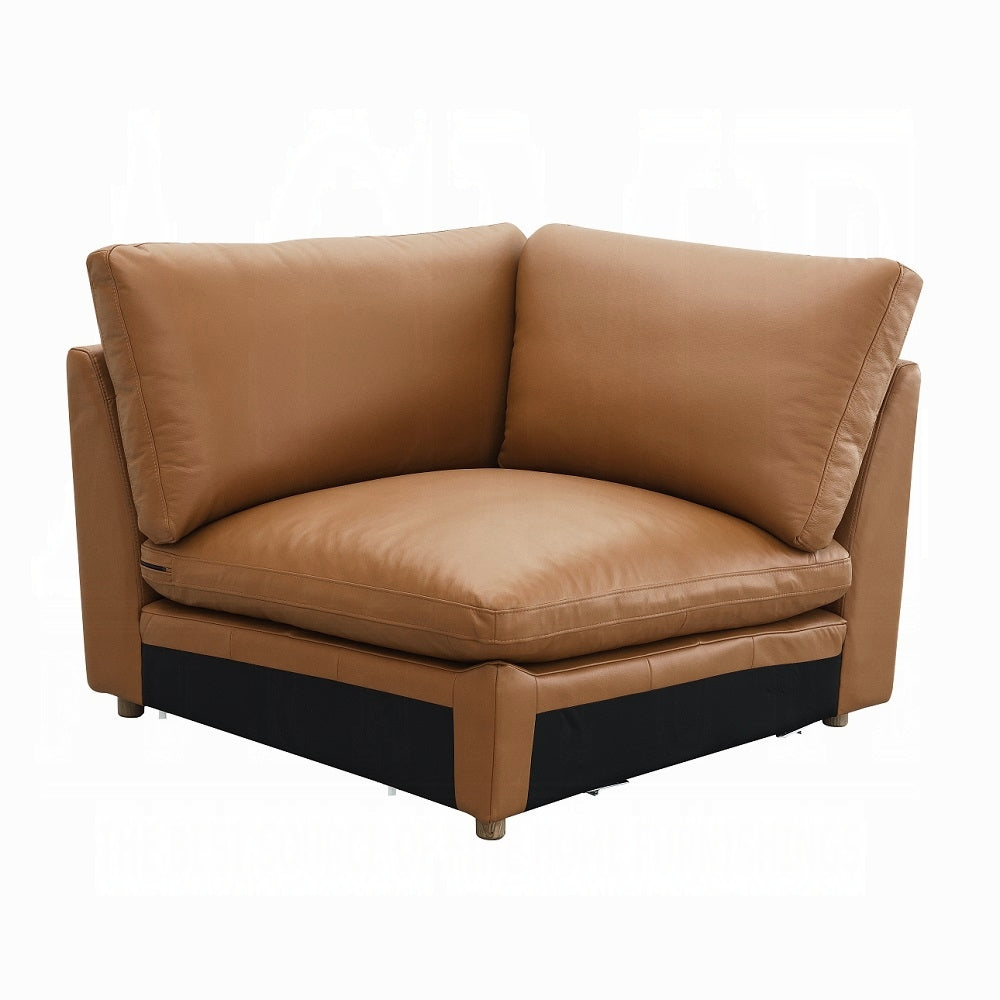 Brighton Top Grain Leather Modular Sectional
