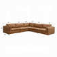 Brighton Top Grain Leather Modular Sectional