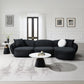 Lucifer Black Chenille Sectional LV03525