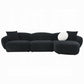 Lucifer Black Chenille Sectional LV03525