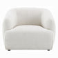 Lucifer White Chenille Chair LV03527