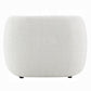 Lucifer White Chenille Chair LV03527